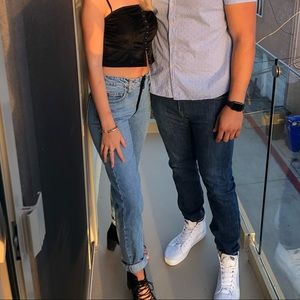 Carmar Denim Jeans with Black Zipper